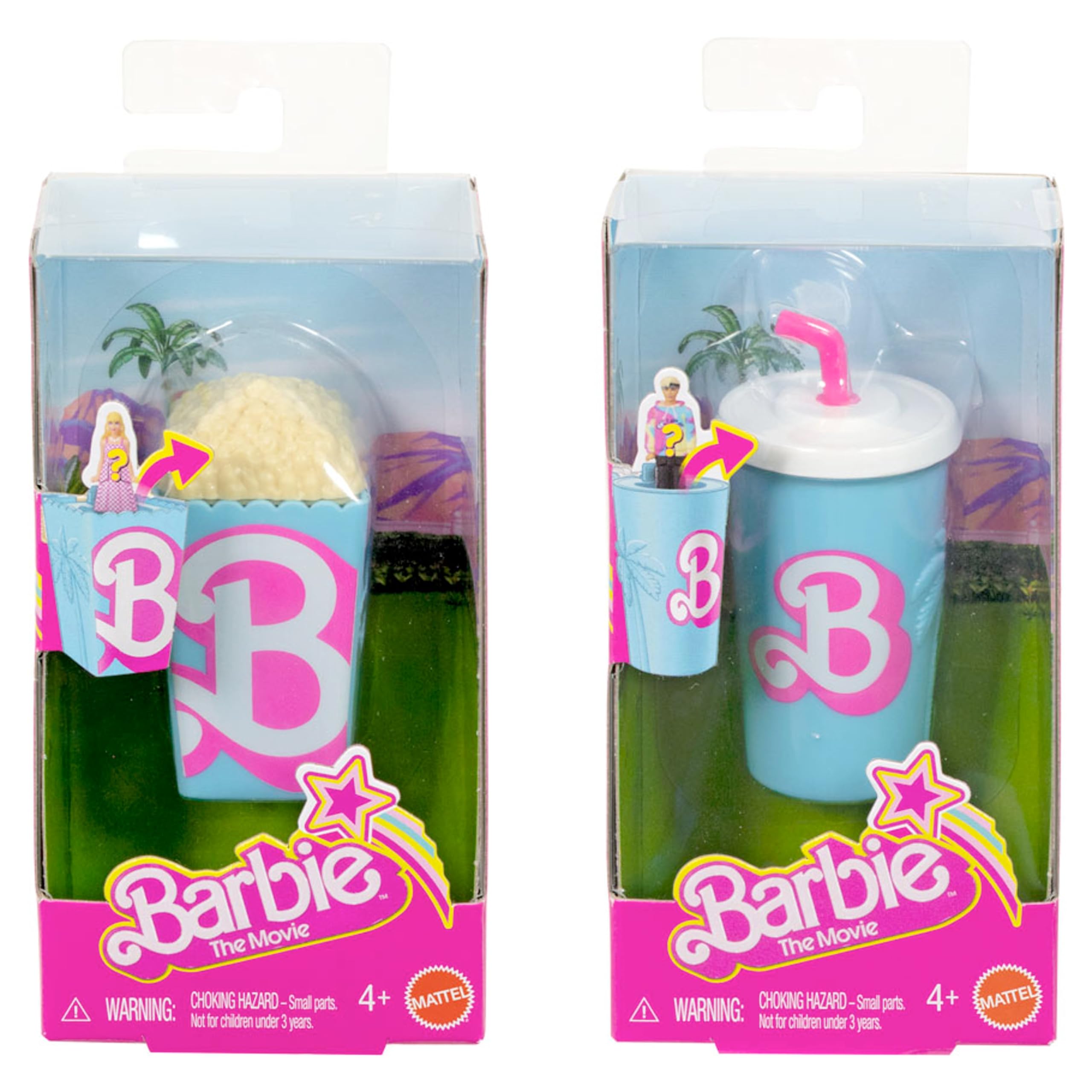 Amazon.com: Barbie Mattel The Movie Mini BarbieLand Dolls Popcorn